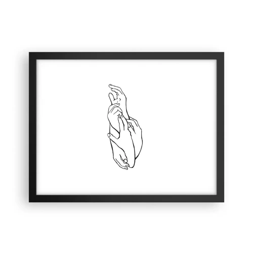 Poster in black frame - Good Touch - 40x30 cm