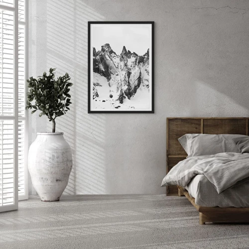 Poster in black frame - Granite Ridge - 50x70 cm