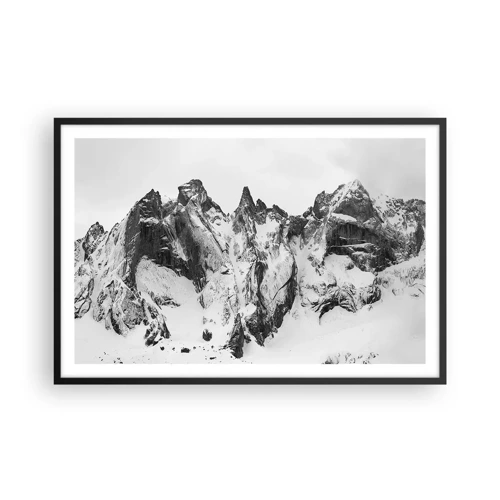 Poster in black frame - Granite Ridge - 91x61 cm