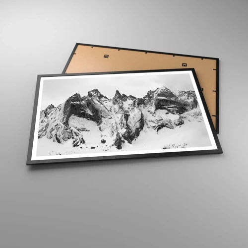 Poster in black frame - Granite Ridge - 91x61 cm