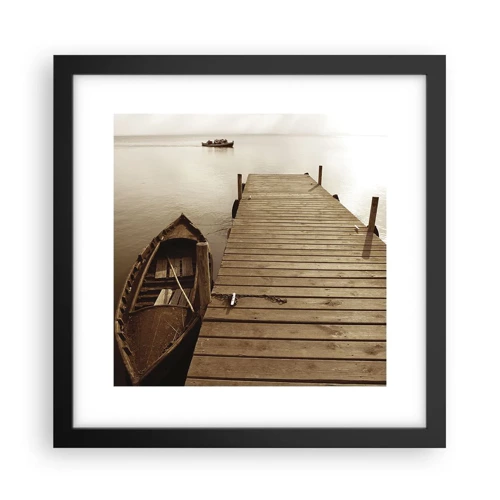 Poster in black frame - Great Calm - 30x30 cm