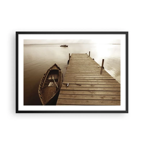 Poster in black frame - Great Calm - 70x50 cm