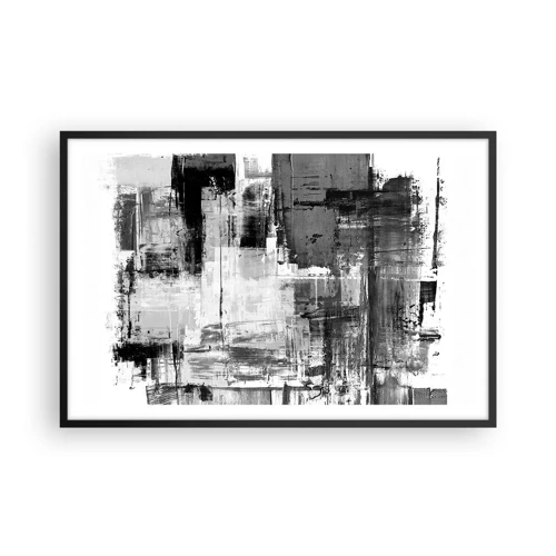 Poster in black frame - Grey is Beautiful - 91x61 cm