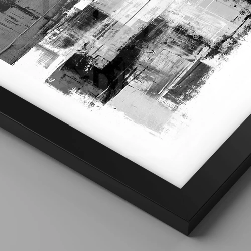 Poster in black frame - Grey is Beautiful - 91x61 cm