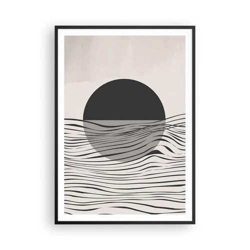 Poster in black frame - Half Composition - 70x100 cm