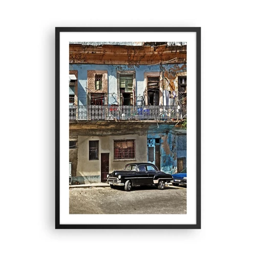 Poster in black frame - Havana Style - 50x70 cm