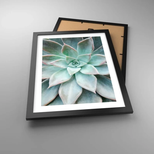 Poster in black frame - Heart of a Desert - 30x40 cm