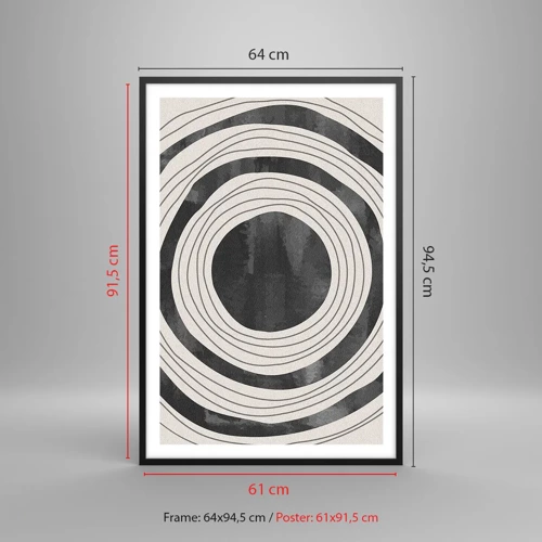 Poster in black frame - Heart of the Matter - 61x91 cm