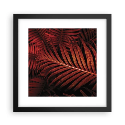 Poster in black frame - Heat of Life - 30x30 cm