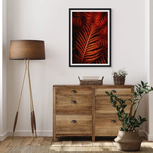 Poster in black frame - Heat of Life - 40x50 cm