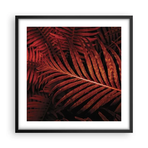 Poster in black frame - Heat of Life - 50x50 cm