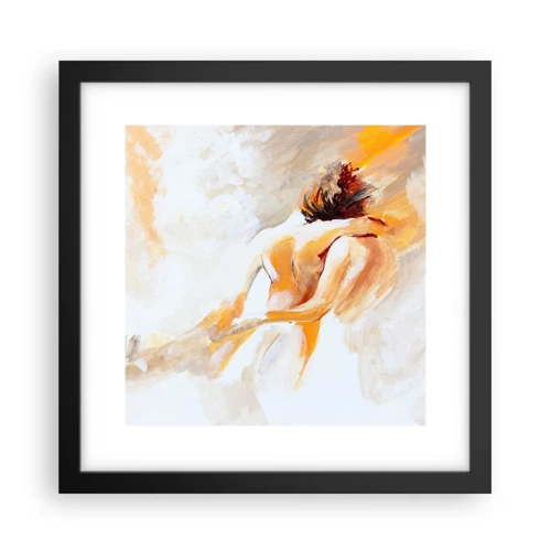 Poster in black frame - Heavenly Embrace - 30x30 cm