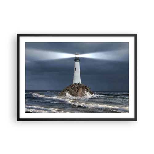 Poster in black frame - Here…Here…Here! - 70x50 cm