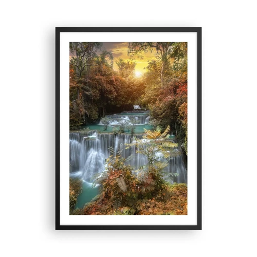 Poster in black frame - Hidden Forest Treasure - 50x70 cm