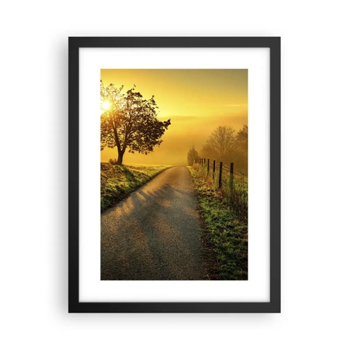 Poster in black frame - Honey Afternoon - 30x40 cm