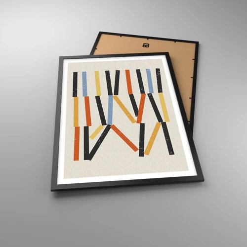 Poster in black frame - Horizontal Composition - 50x70 cm