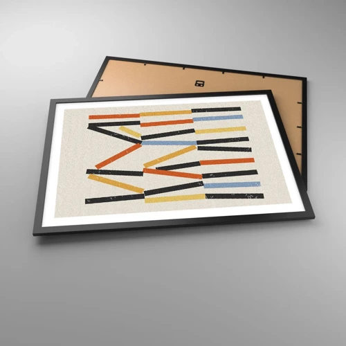 Poster in black frame - Horizontal Composition - 70x50 cm