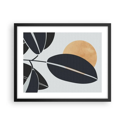 Poster in black frame - Hot Summer's Day - 50x40 cm