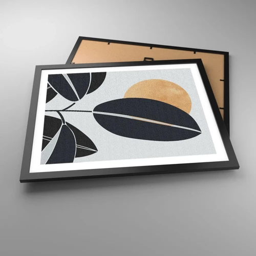 Poster in black frame - Hot Summer's Day - 50x40 cm