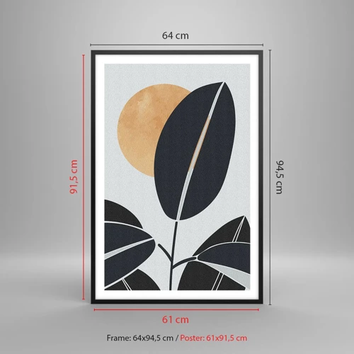 Poster in black frame - Hot Summer's Day - 61x91 cm