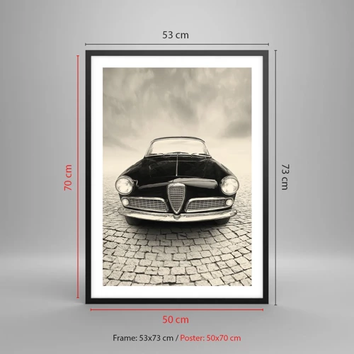 Poster in black frame - How Can You not Love Me? - 50x70 cm