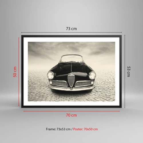 Poster in black frame - How Can You not Love Me? - 70x50 cm