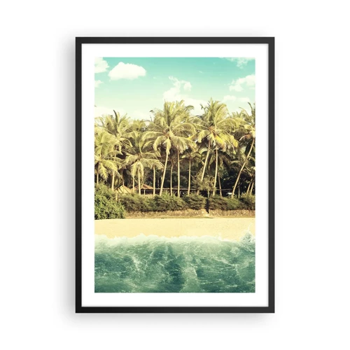 Poster in black frame - How about Here? - 50x70 cm