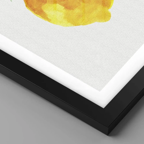 Poster in black frame - How to Get the Taste of the Sun - 40x40 cm