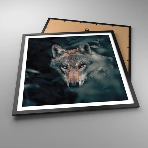 Poster in black frame - Hunter - 60x60 cm