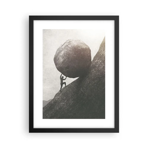 Poster in black frame - I Believe against Hope - 30x40 cm