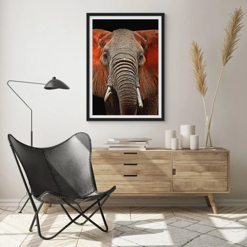 Poster in black frame - I am Wild, and You? - 50x70 cm