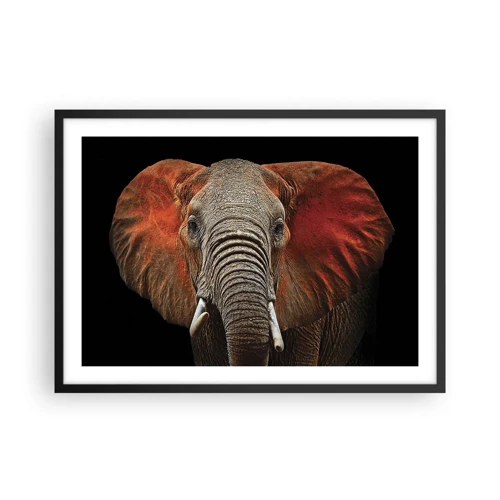 Poster in black frame - I am Wild, and You? - 70x50 cm