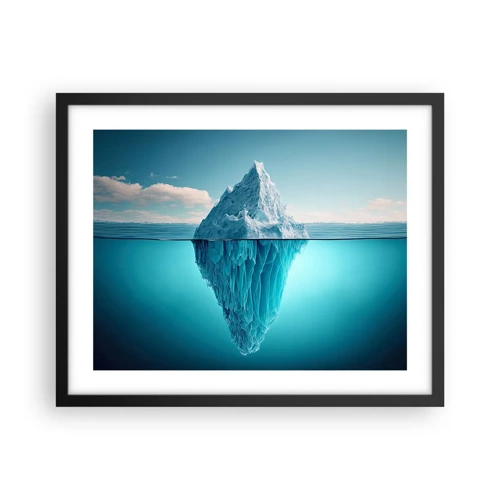 Poster in black frame - Ice Queen - 50x40 cm