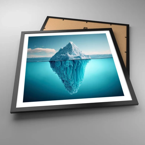 Poster in black frame - Ice Queen - 50x50 cm