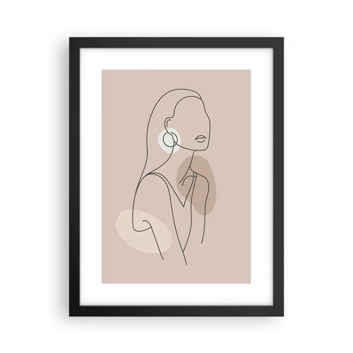 Poster in black frame - Icon of Girlhood - 30x40 cm