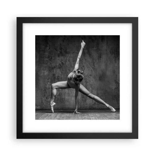 Poster in black frame - Ideal of Balance - 30x30 cm