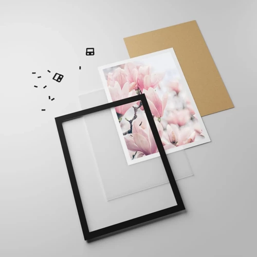 Poster in black frame - Ideal of Subtlety - 30x40 cm