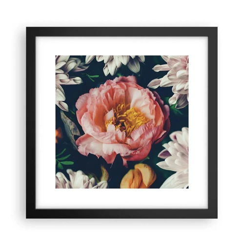 Poster in black frame - In Baroque Style - 30x30 cm