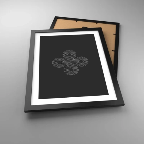 Poster in black frame - In Celtic Spirit - 30x40 cm