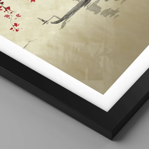 Poster in black frame - In Cherry Blossom Country - 40x30 cm