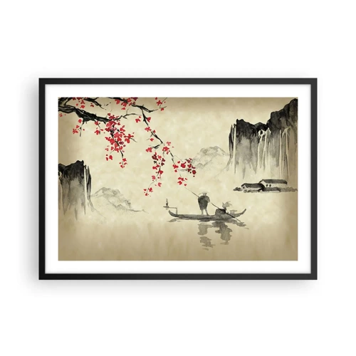 Poster in black frame - In Cherry Blossom Country - 70x50 cm