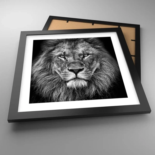Poster in black frame - In Coronation Clothes - 30x30 cm