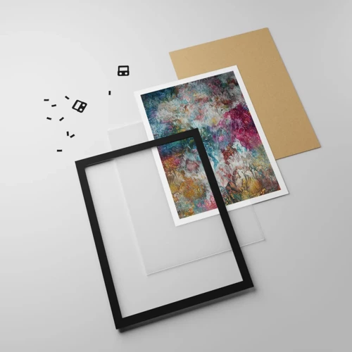 Poster in black frame - In Full Bloom - 30x40 cm