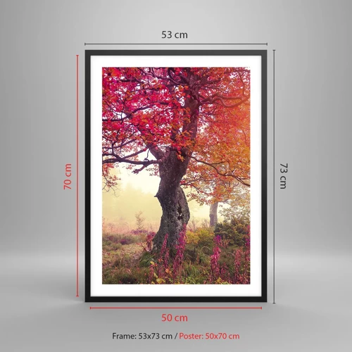 Poster in black frame - In Full Bloom - 50x70 cm