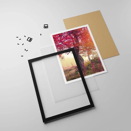 Poster in black frame - In Full Bloom - 50x70 cm