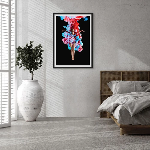 Poster in black frame - In Full Bloom - 50x70 cm