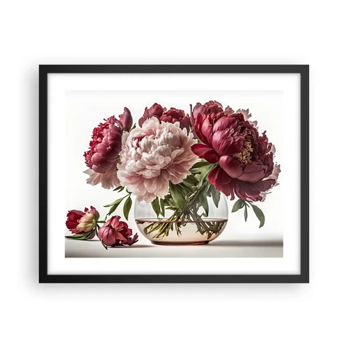 Poster in black frame - In Full Bloom of Beauty - 50x40 cm