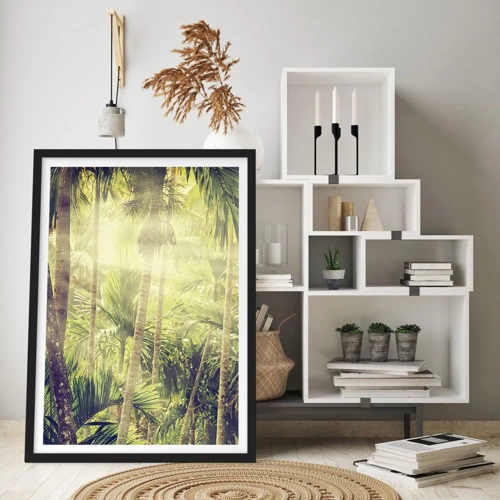 Poster in black frame - In Green Heat - 50x70 cm