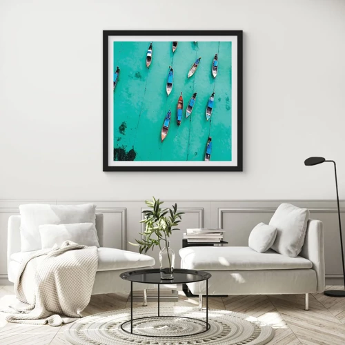 Poster in black frame - In Joyful Expectation - 30x30 cm