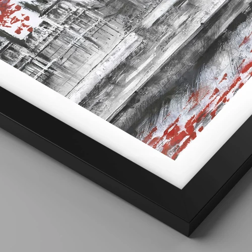 Poster in black frame - In Love with London - 91x61 cm